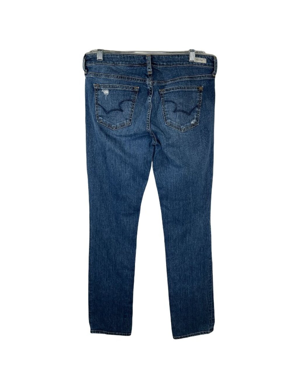 Big Star Kate Straight Jeans Women's 28R Distressed Mid Rise Denim